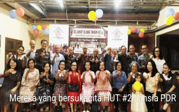 Tabur Kebaikan di HUT ke-2 Lansia Parsahutaon Dos ni Roha Blok 2, 4 dan 6 Rawalumbu Bekasi: Lansia Tetap Berbuah di Masa Tua